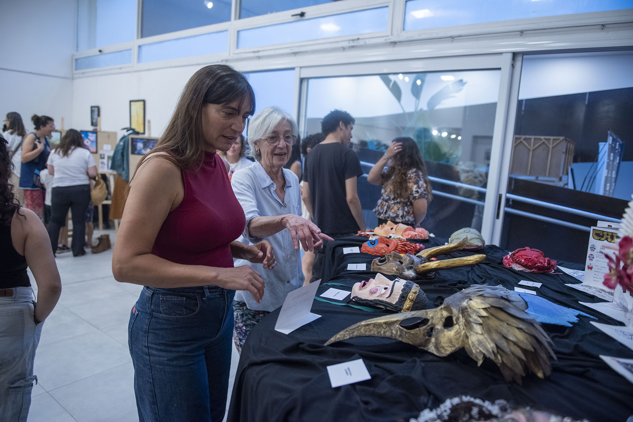 NOTICIAS CAMPANA:ELISA ABELLA  ACOMPAÑO LA EXITOSA MUESTRA DEL PROGRAMA MUNICIPAL DE ARTES ESCENOTECNICAS